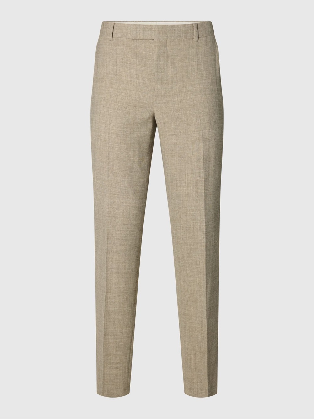 Men's Slim Dress Pants in Light Beige